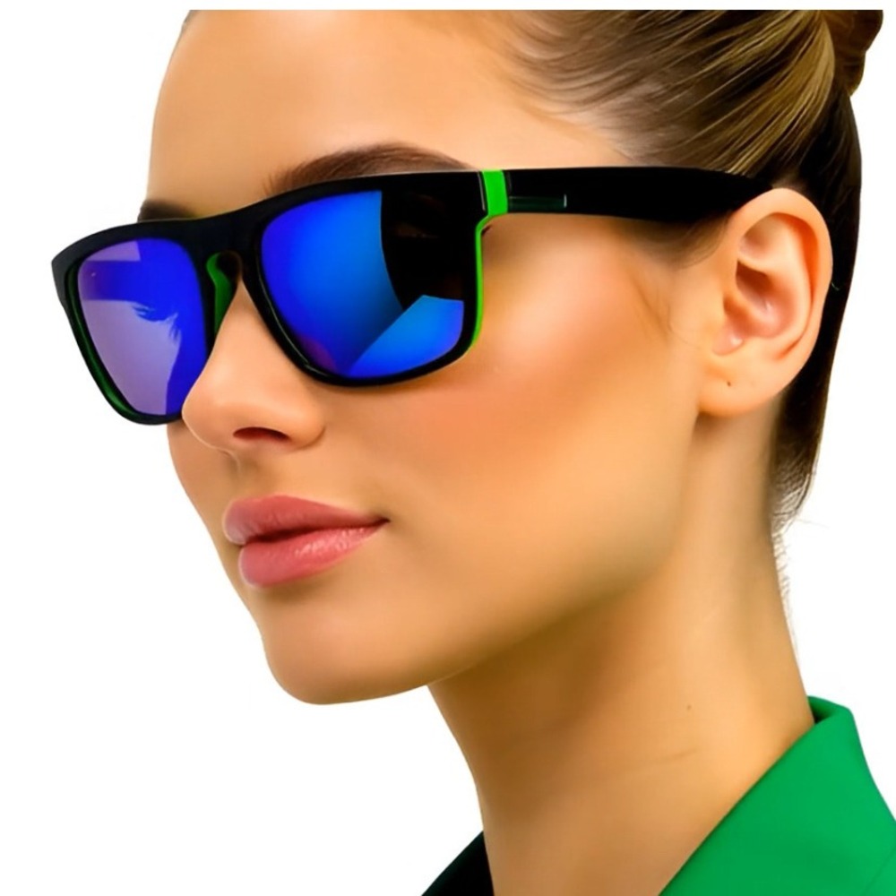 Polarized Sunglasses‎ Women Green Mirrored Lens Female 2026 Lentes Gafas Mujeres